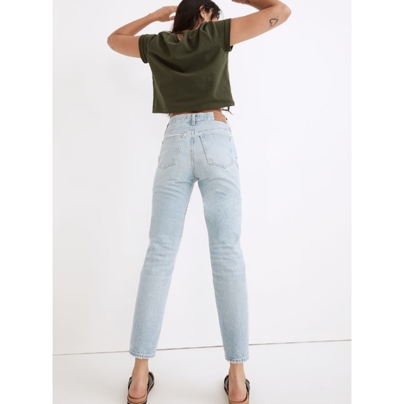 MADEWELL The Perfect Vintage Jean in Grandbay Wash: Ripped Edition - Picture 4 of 14